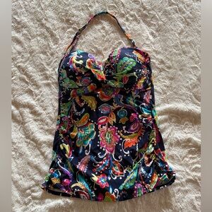 Anne Cole Multicolor Floral Women's Tankini